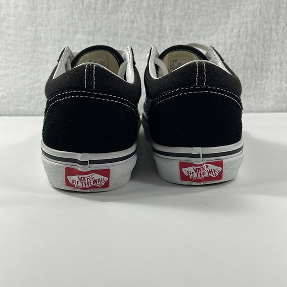Vans Old Skool Black White Youth Size 3 Unisex - Picture 4 of 8